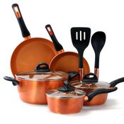 Wholesale - 10pc GH HUMMINGTON METALLIC COPPER ALUMINUM COOKWARE SET C/P 2, UPC: 085081470492